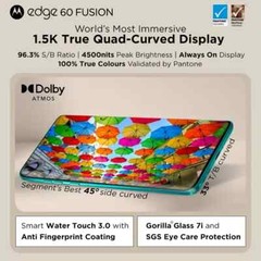 MOTOROLA Moto Edge 60 Fusion 5G-Factory Unlocked Dual SIM-8GB RAM-PINK Zephyr