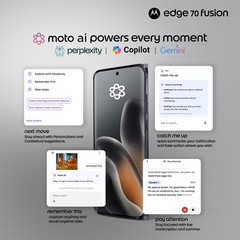 MOTOROLA Edge 70 Fusion (Blue , 12+512GB) Snapdragon® 7s Gen 4 SmartPhone.