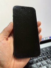 Apple iPhone 16 Pro (100% Batt) Black Titanium AT&T 128GB (Scratches) #23839