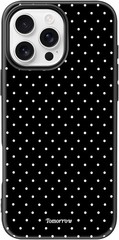 Cute Polka Dot Phone Case for iPhone 16 Pro Max, Soft Touch TPU Anti Fingerprint