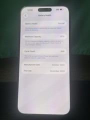 Apple iPhone 15 Pro Max 256GB Black Titanium, Unlocked, A2849-MU663LL