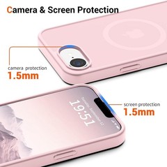 iPhone 17e Case & iPhone 16e Case, Magnetic Matte Military Grade Drop Protection