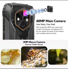 Ulefone Rugking 4 Pro Rugged Waterproof Phone 16GB+256GB 6.53″ 48MP 10200mAh NFC