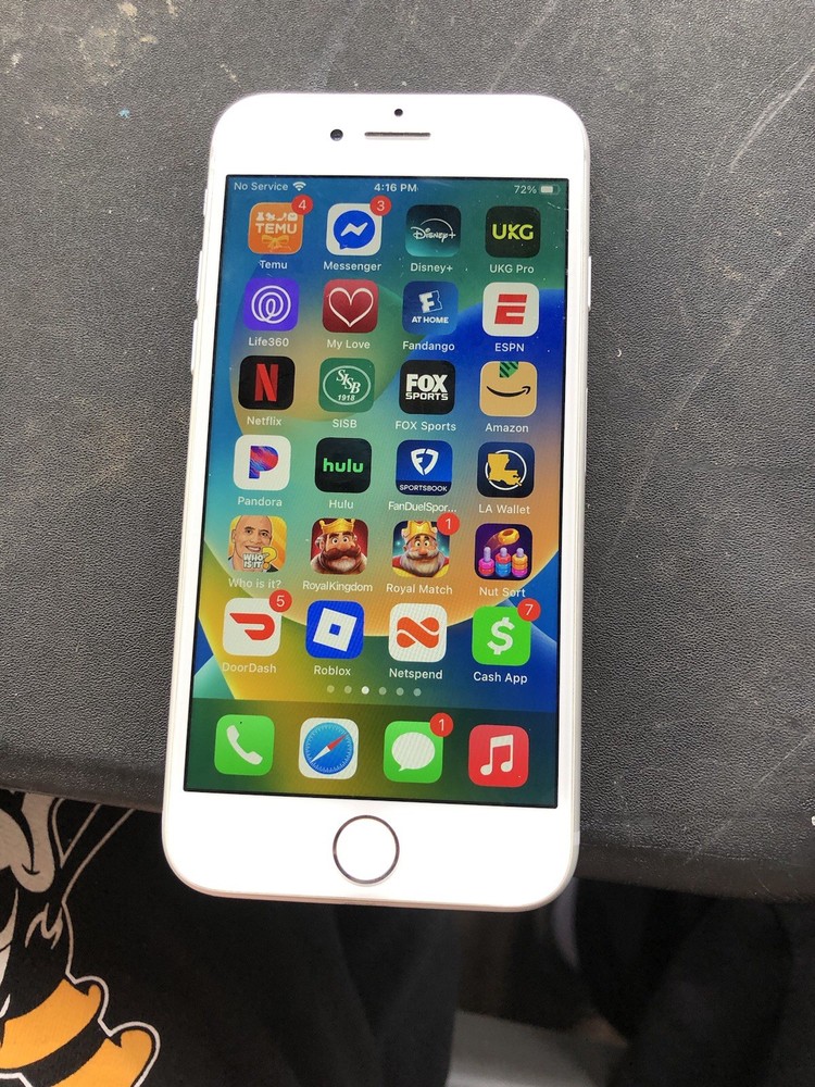 Phone Lights Up And Working