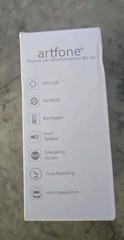 New – artfone G6 Flip Phone for Seniors, 4G Unlocked Basic Phone (Red)