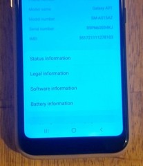 Samsung Galaxy A01 16GB Black SM-A015AZ 13MP Micro USB 3.5mm