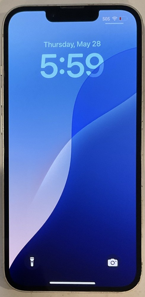 TESTED USED GSM UNLOCKED STARLIGHT iPhone 14, 256GB A2649 MPW23LL/A, 85% BATTERY