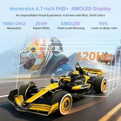 OUKITEL P1 Pro Cell Phone Android 15 16GB+256GB 50MP 120Hz Dual SIM 4G 6.7″ NFC