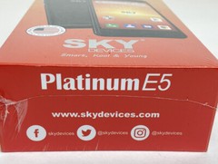 SKY Devices Platinum E5 Phone Quad Core Android 8.1 GO Edition White