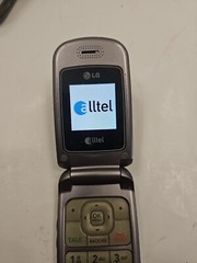 Vintage LG AX155 – Blue and Gray ( Alltel ) Rare Cellular CDMA Flip Phone