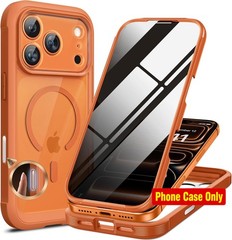 Magnetic iPhone 17 Pro Max Case with Privacy Screen Protector and Full Camera Pr