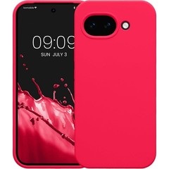 Google Pixel 10a Case – TPU Silicone Phone Cover with Soft Finish – Neon Pink