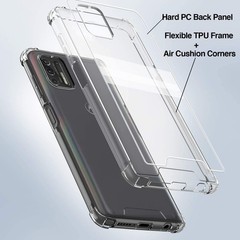 Clear Case for Motorola Moto G Stylus 2021 with Tempered Glass Screen Protectors