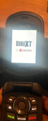 Kyocera DuraXT E4277 – Black and Silver ( Sprint ) Cellular Flip Phone