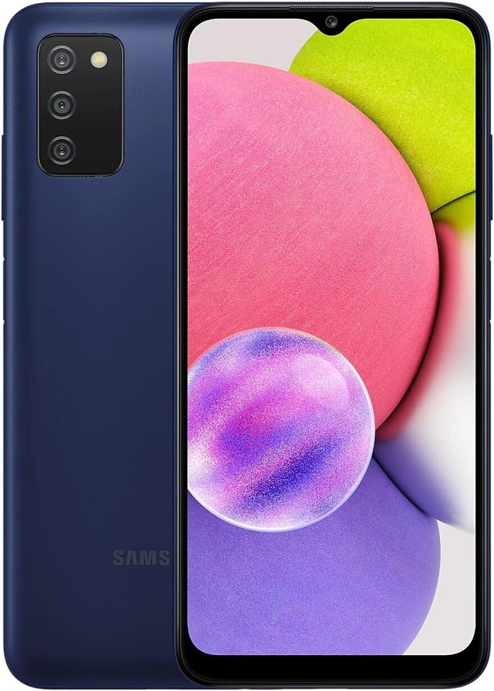 (Dish Wireless) Samsung Galaxy A03S LTE 32GB Blue 6.5” – A GRADE