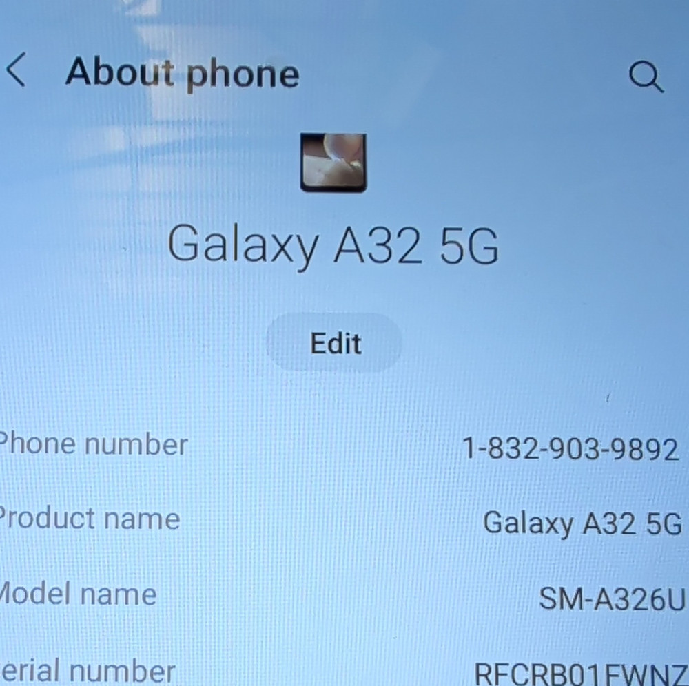 Samsung Galaxy A32 5G SM-A326U Unlocked Black Android 64GB Smartphone
