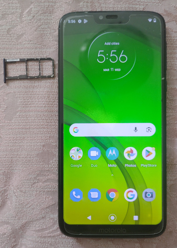 Motorola Moto g7 (Marine Blue), 4G, Dual NanoSIM, 4GB RAM/64GB Storage, 12MP