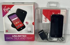 LG K3 4G LTE Android Smartphone 8GB Black Virgin Mobile NO SIM CARD – OPEN BOX