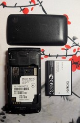 Alcatel QuickFlip 4044C – Gray (Unlocked) Flip Phone – GOOD