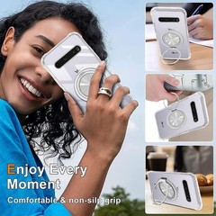 for LG V60 ThinQ 5G / V60 ThinQ 5G UW Phone Case 360° Rotatable Ring Holder