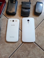 Lot of 7 Mixed Various Brands Cellphones-UNTESTED SOLD AS IS FOR PARTS OR R.