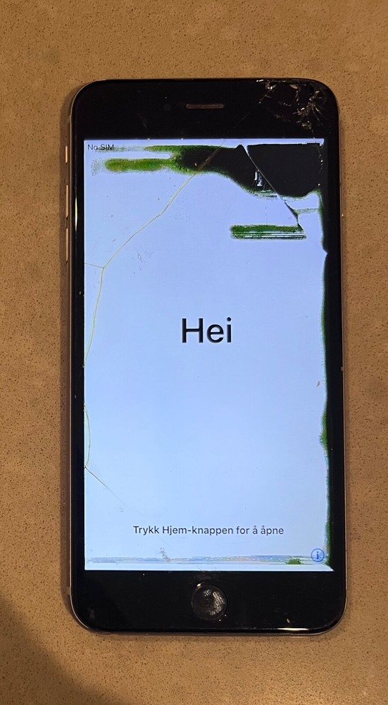 As-is Damaged Apple iPhone 6+ A1522 Space Gray A8