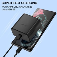 45W Super Fast USB-C Wall Charger for Samsung S22/S21/S20