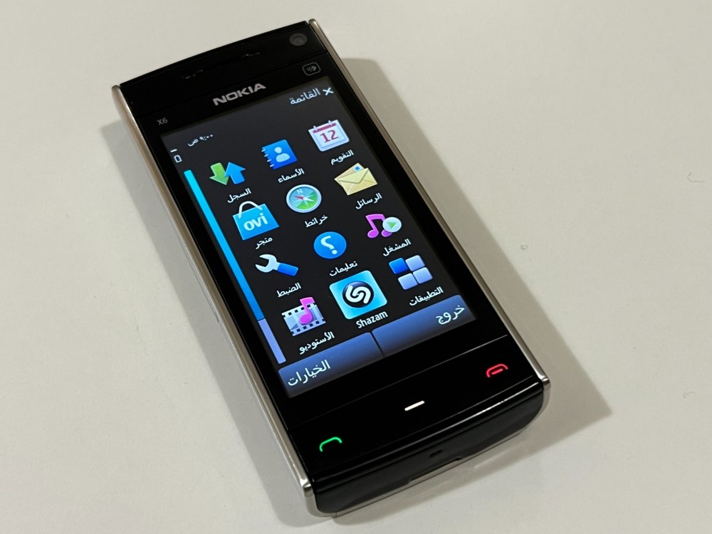 Rare Nokia X6 8GB – Unlocked 3G Smart Phone White Color