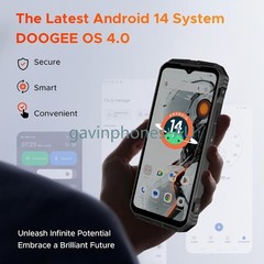 DOOGEE V Max Pro 5G Rugged Smartphone 22000mAh 32GB+512GB Android 14 108MP+20MP