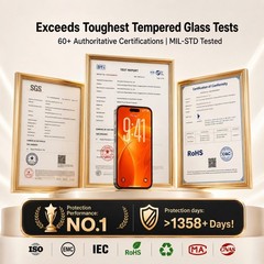 2 Pack Tempered Glass Screen Protector for iPhone 17 Pro 6.3 Inch Case Friendly
