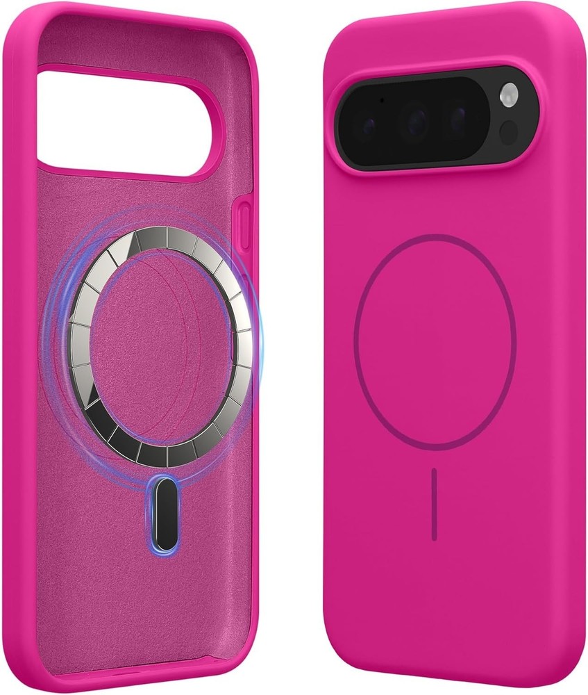 Magnetic Silicone Case for Google Pixel 10 / Pixel 10 Pro – Shockproof, Anti-Sli