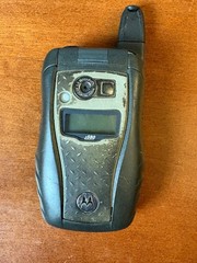 Motorola i580 Rugged Flip Phone Black Nextel PTT Cellular