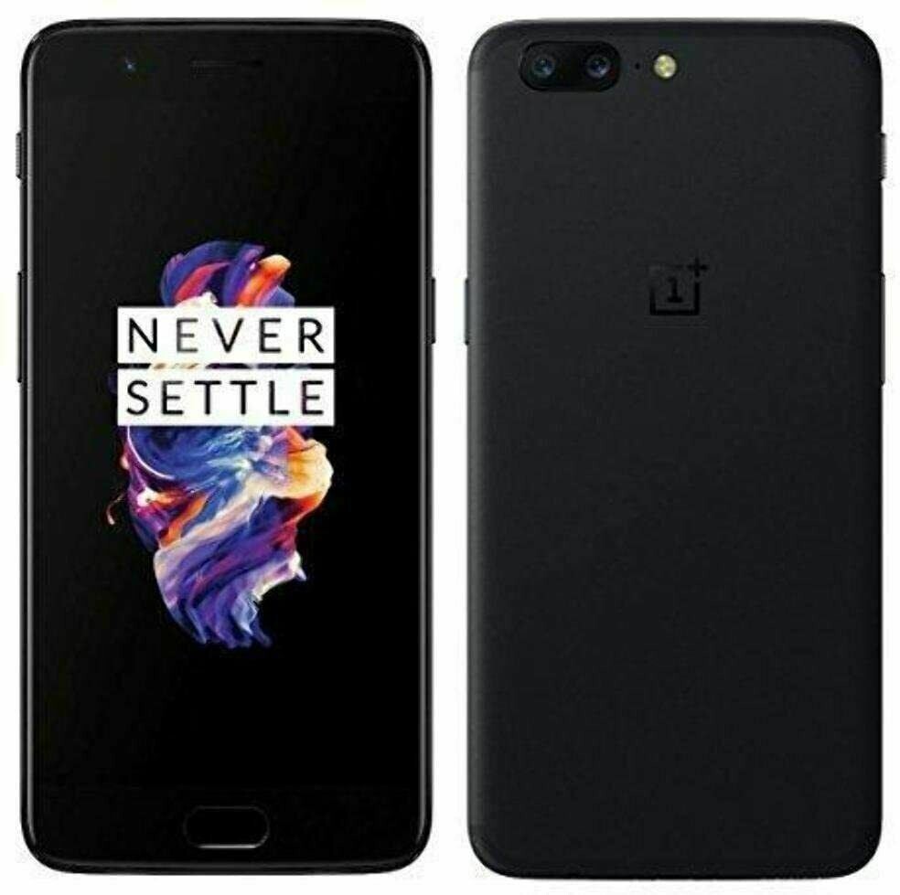 OnePlus 5 – 128GB Dual sim Midnight Black (Unlocked) Smartphone