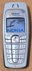 Nokia 6010 – Silver and Blue ( T-Mobile ) Cellular GSM Phone