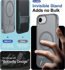 Case & Screen Protector for iPhone 16e & iPhone 17e with Lanyard Wrist Strap Gre