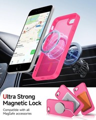 iPhone SE Case: iPhone 8 Phone Case with Screen Protector X2 and Camera Cover X2