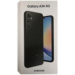 Samsung Galaxy A34 5G Awesome Graphite 128GB + 6GB Dual-Sim Unlocked GSM NEW