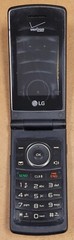 LG Terra VN210 – Gray and Black ( Verizon ) Rare Cellular Flip Phone – READ