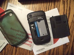 Used Blackberry 9330 Curve Verizon Black Cell Phone FOR PARTS or Repair READ DES