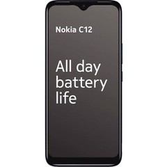 Nokia C12 4G/LTE Charcoal 64GB + 3GB Dual-SIM Factory Unlocked GSM NEW