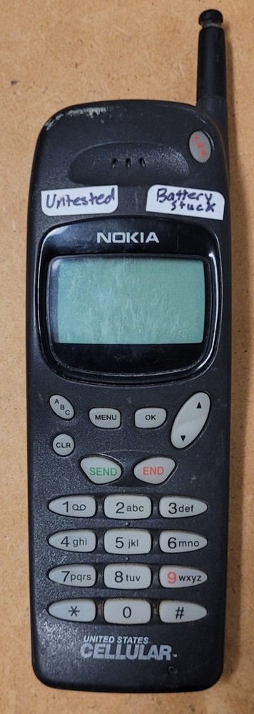 Nokia Model 918 Series – Black ( United States Cellular ) Candybar Phone