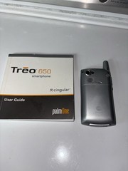 Palm One Cingular Treo 650 Cell Smartphone Silver qwerty bluetooth With Manual