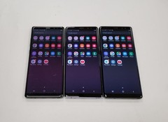 LOT OF 3 Samsung Galaxy Note 8 5G SM-N950U 64 GB Black Purple Unlocked **READ**