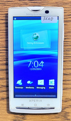 Sony Ericsson Xperia X10a – White ( AT&T ) Rare Android GSM Smartphone – READ
