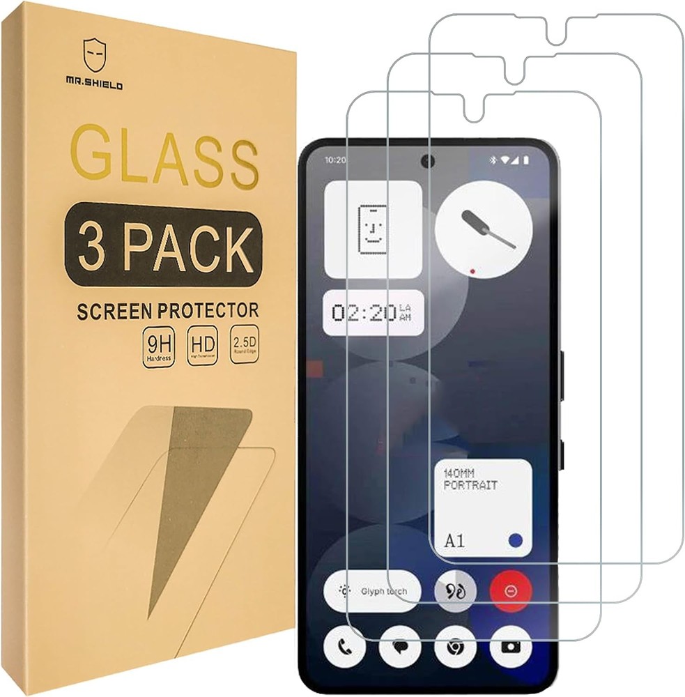 3PCS Screen Protector for Nothing Phone (3a) & (3a) Pro 9H Hardness Tempered Gla