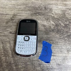 Alcatel One Touch 871A White Silver Bluetooth Color Screen 2.0MP Cellular Phone