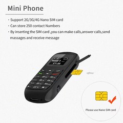 L8STAR BM70 Mini Cell Phone Telephone Bluetooth Dialer GSM Smart Phone Tiny USv7