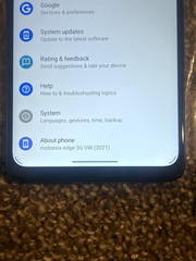 Motorola Moto Edge 5G 2021 XT2141 256GB Nebula Blue Verizon/Unlocked OPEN BOX US