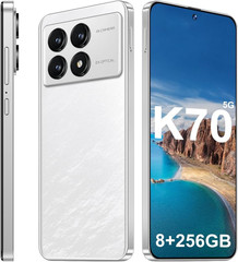 K70 5G Unlocked Cell Phones 2026 Android 13 Unlocked Phones 6.8″ HD Screen 8GB+2