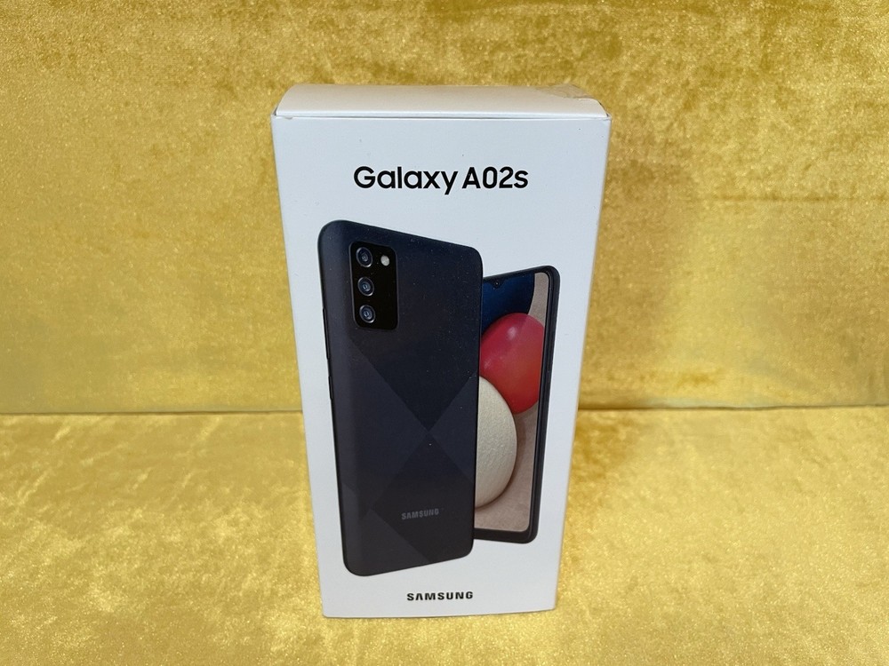 New Samsung Galaxy A02s – 32GB – Black (Unlocks/Carrier Info below)new in box